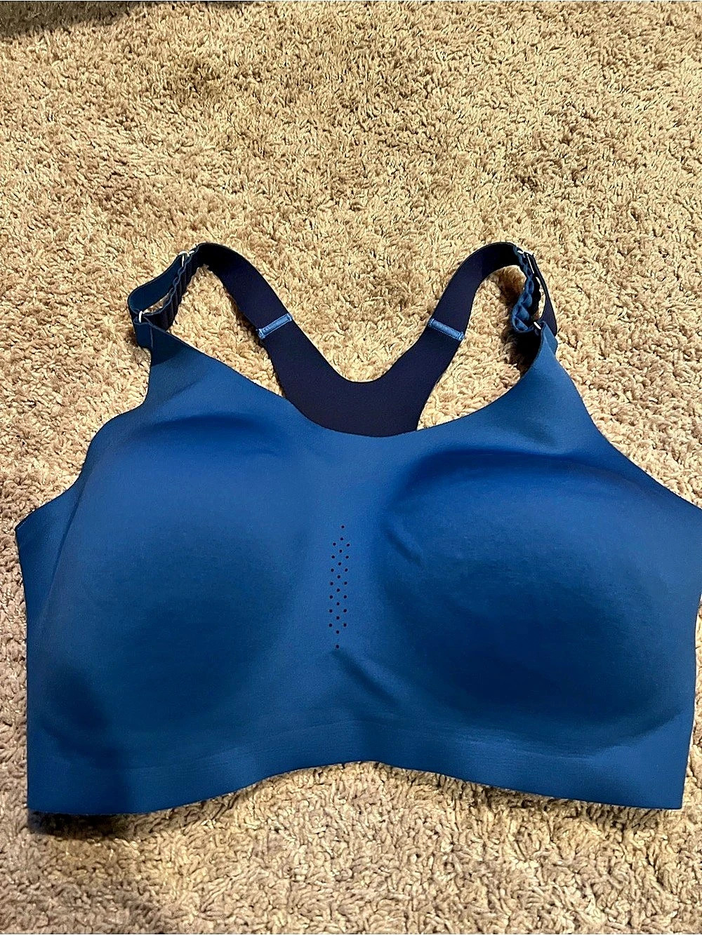 Brooks Dare Racerback 2.0 Run Bra Blue 38 F